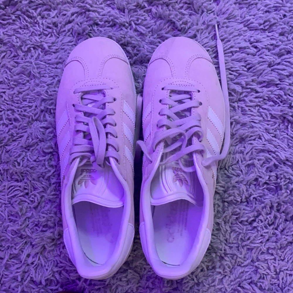 Pink adidas sneakers